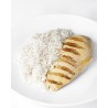 Bandeja Pechuga de pollo al natural + arroz blanco